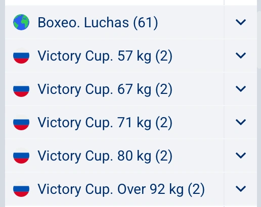 Apuestas de boxeo