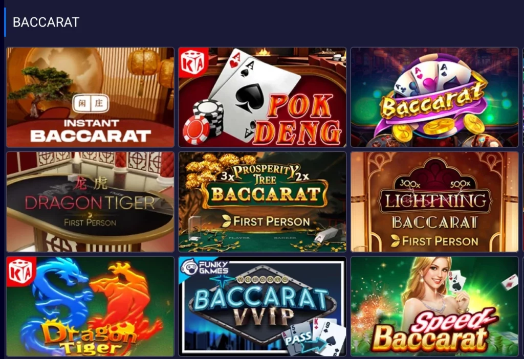 Baccarat online