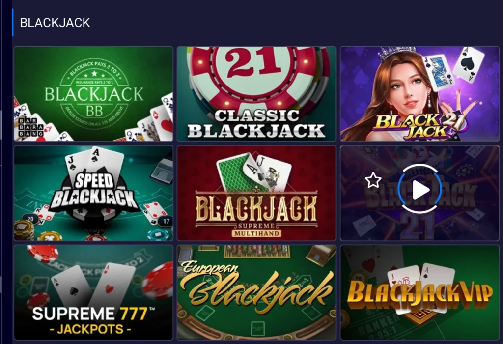 Blackjack con crupieres reales