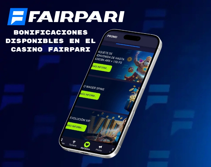 Bonificaciones disponibles en el casino Fairpari