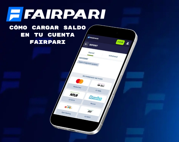 Cómo cargar saldo en tu cuenta Fairpari