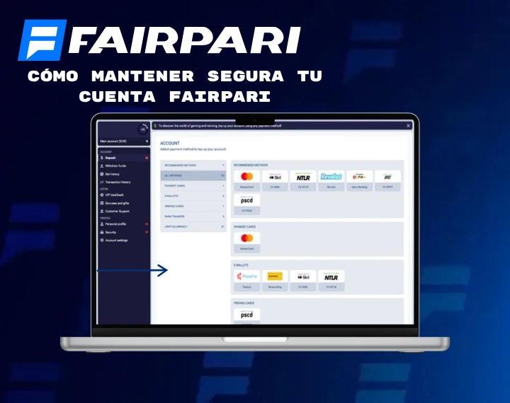 Cómo mantener segura tu cuenta Fairpari