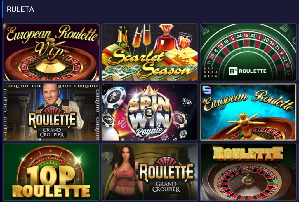 Juegos de ruleta en vivo