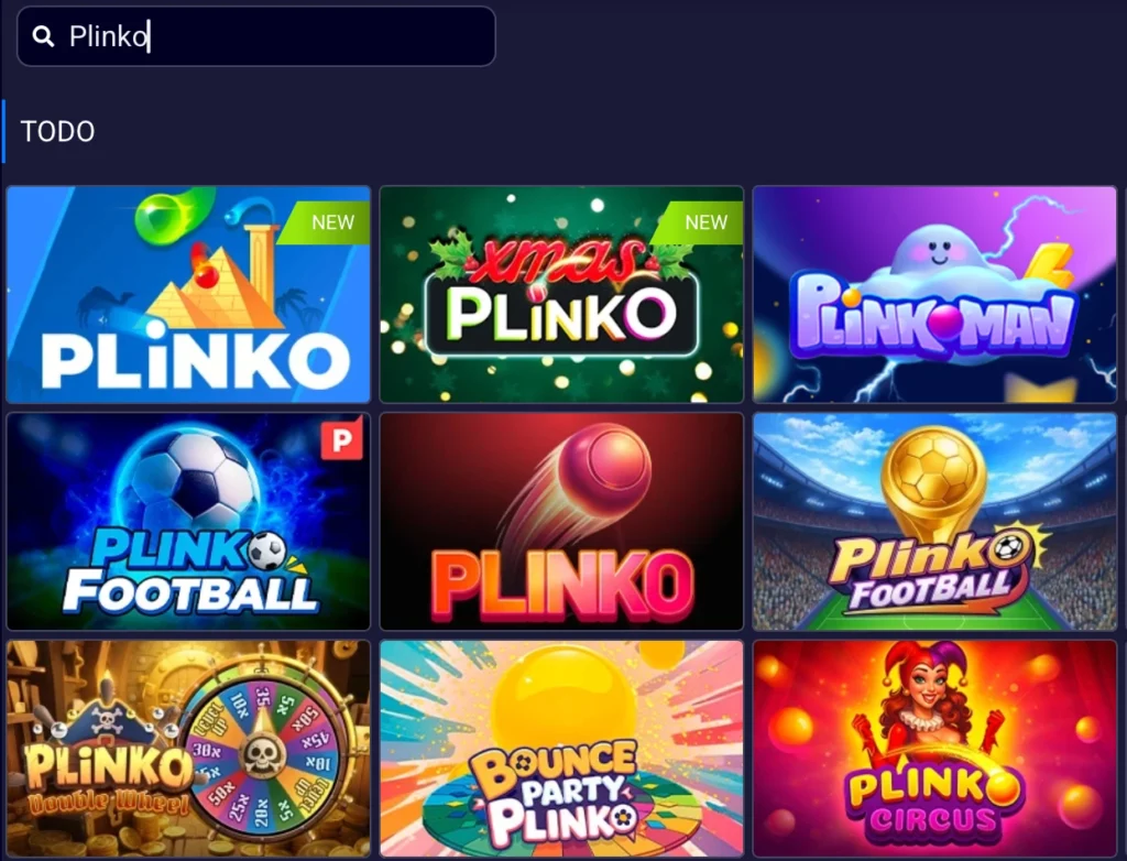 Plinko y otros juegos populares