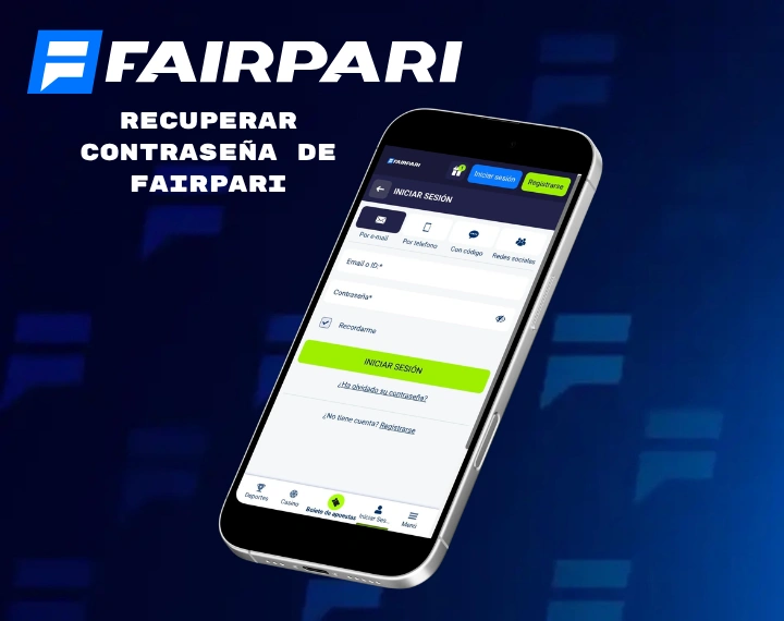 Recuperar contraseña de Fairpari