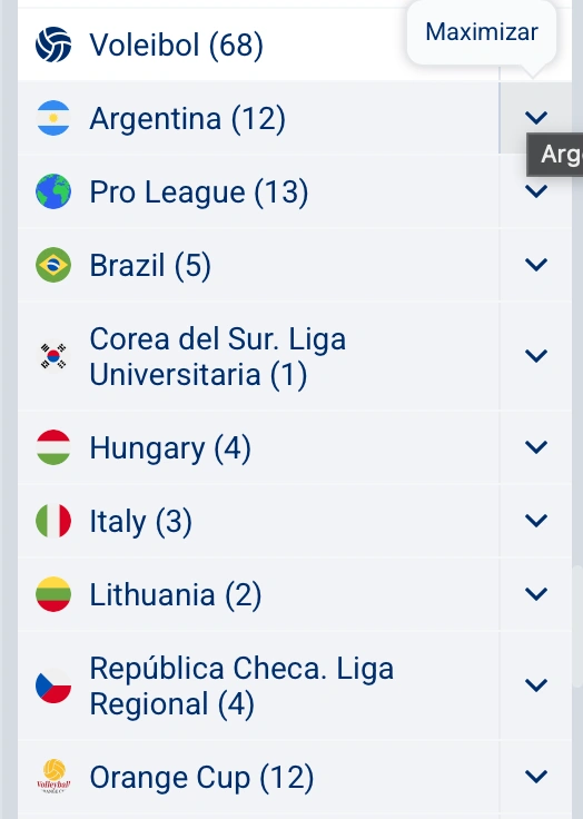 Vóley y otros deportes populares